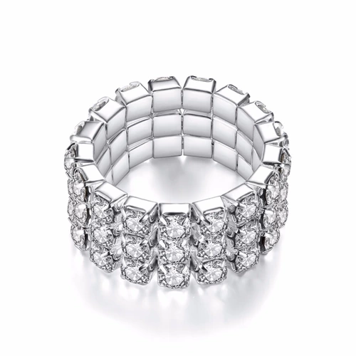 3 Diamond Loop Ring